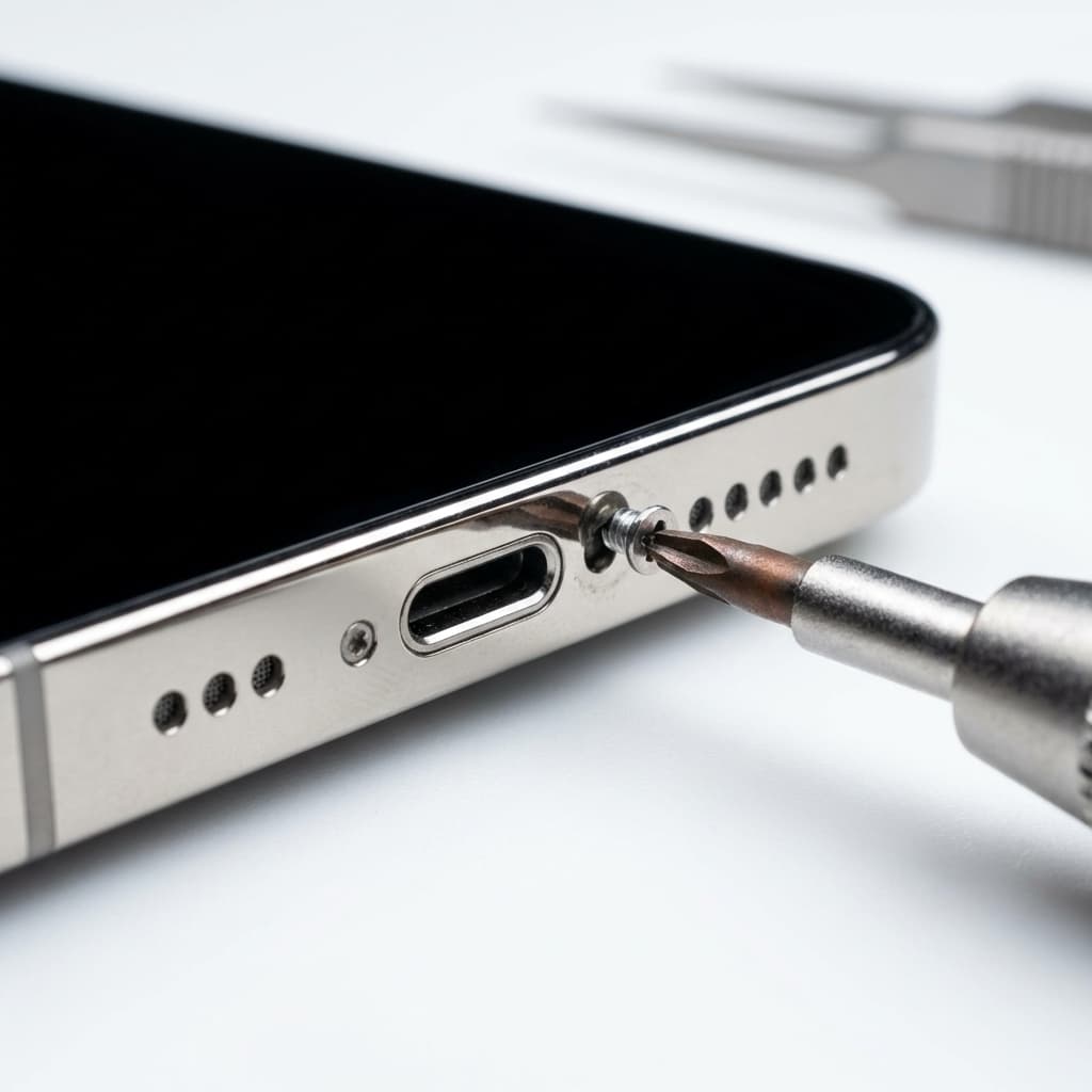 Remove Bottom Pentalobe Screws